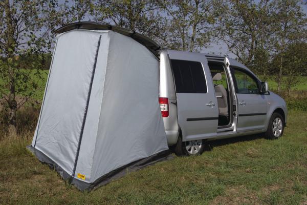 Heckzelt TRAPEZ für Caddy 3/4 und andere Hochdachkombis